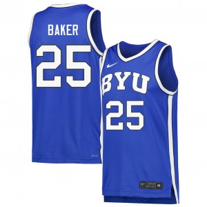#25 Dawson Baker The Y Royal Men Jersey 2025-26 College Basketball 754843-857